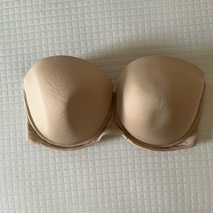 WingsLove 38H Nude Strapless Bra
